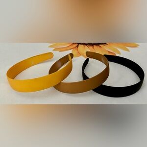 Stylish Yellow and Brown Headbands
